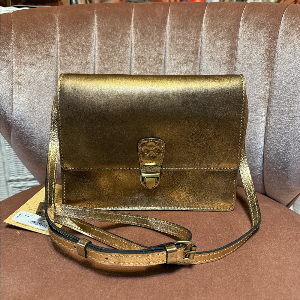NWT Patricia Nash Antique Bronze Crossbody Bag